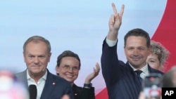 Рафал Тшасковский с Дональдом Туском