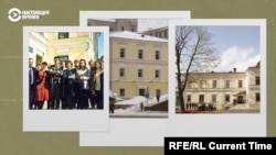 Здание ЕГУ в Минске в 90-е годы