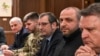 Secretary of the National Security and Defense Council of Ukraine Rustem Umerov (2R) leads the Ukrainian delegation including Head of the Foreign Intelligence Service Oleh Ivashchenko (L), Chief of the General Staff of Ukraine Andrii Hnatov (2L), Deputy 