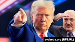 BELARUS - Karbalevich, Trump, Lukashenka