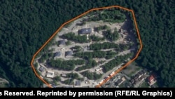 Участок в Сочи, где строится резиденция 