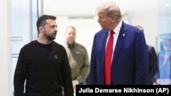 Владимир Зеленский и Дональд Трамп, архивное фото