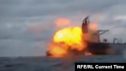 Морские дроны СБУ поразили еще один танкер российского "теневого флота" в Черном море